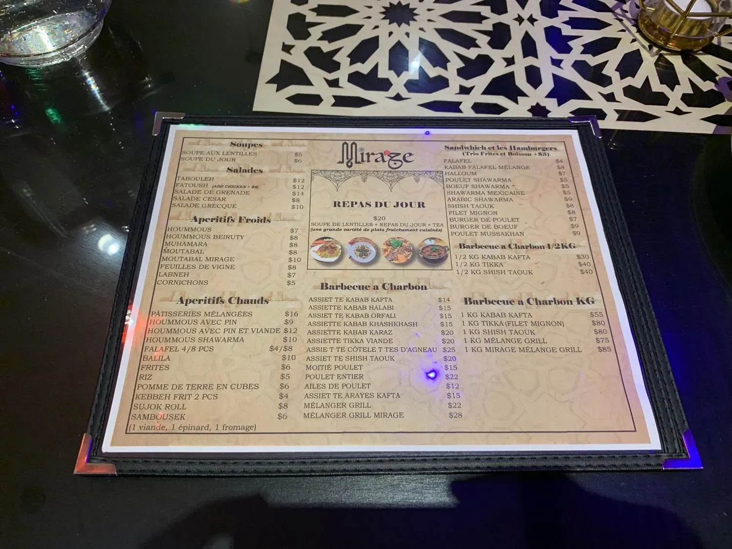 Menu 6