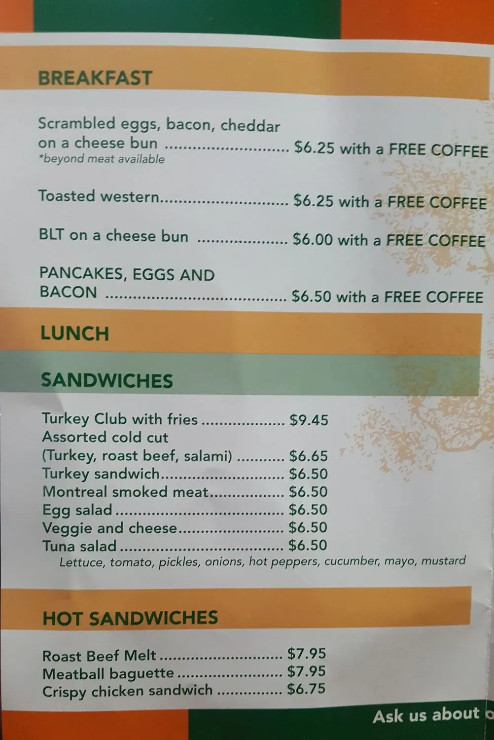 Menu 3