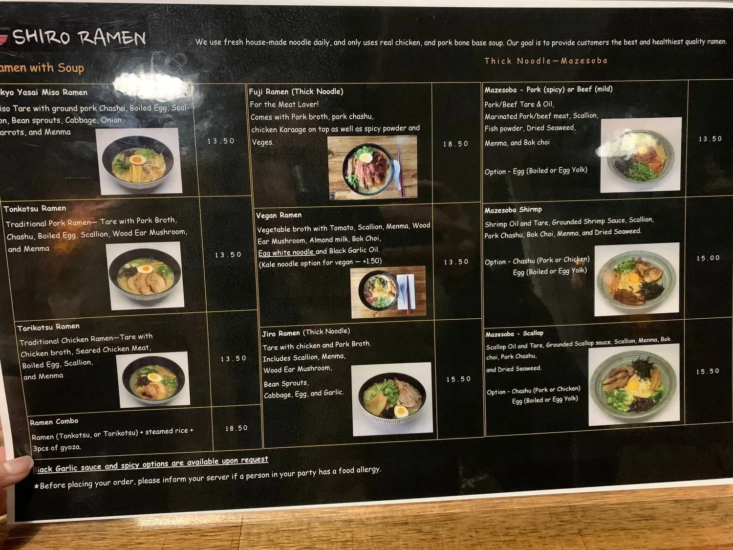 Menu 5