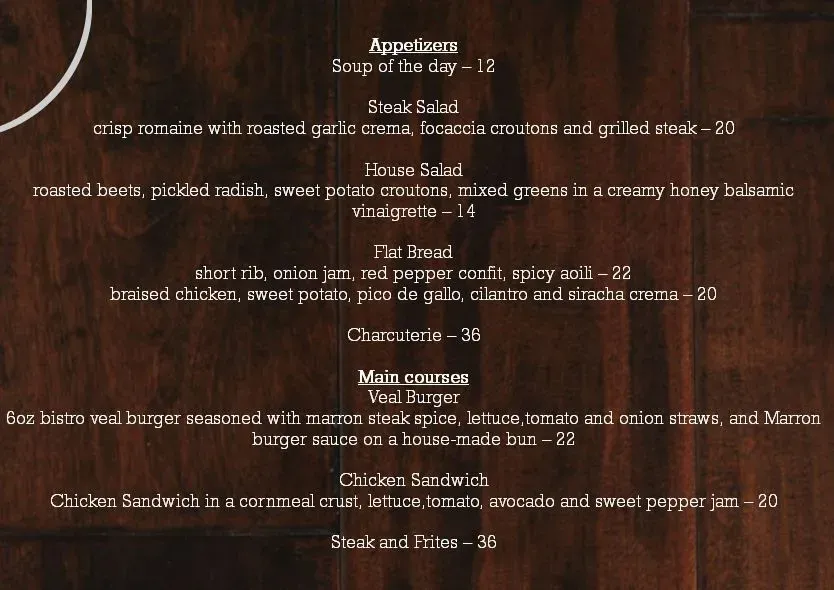 Menu 2