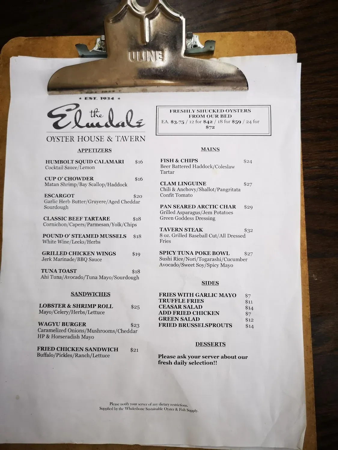 Menu 2