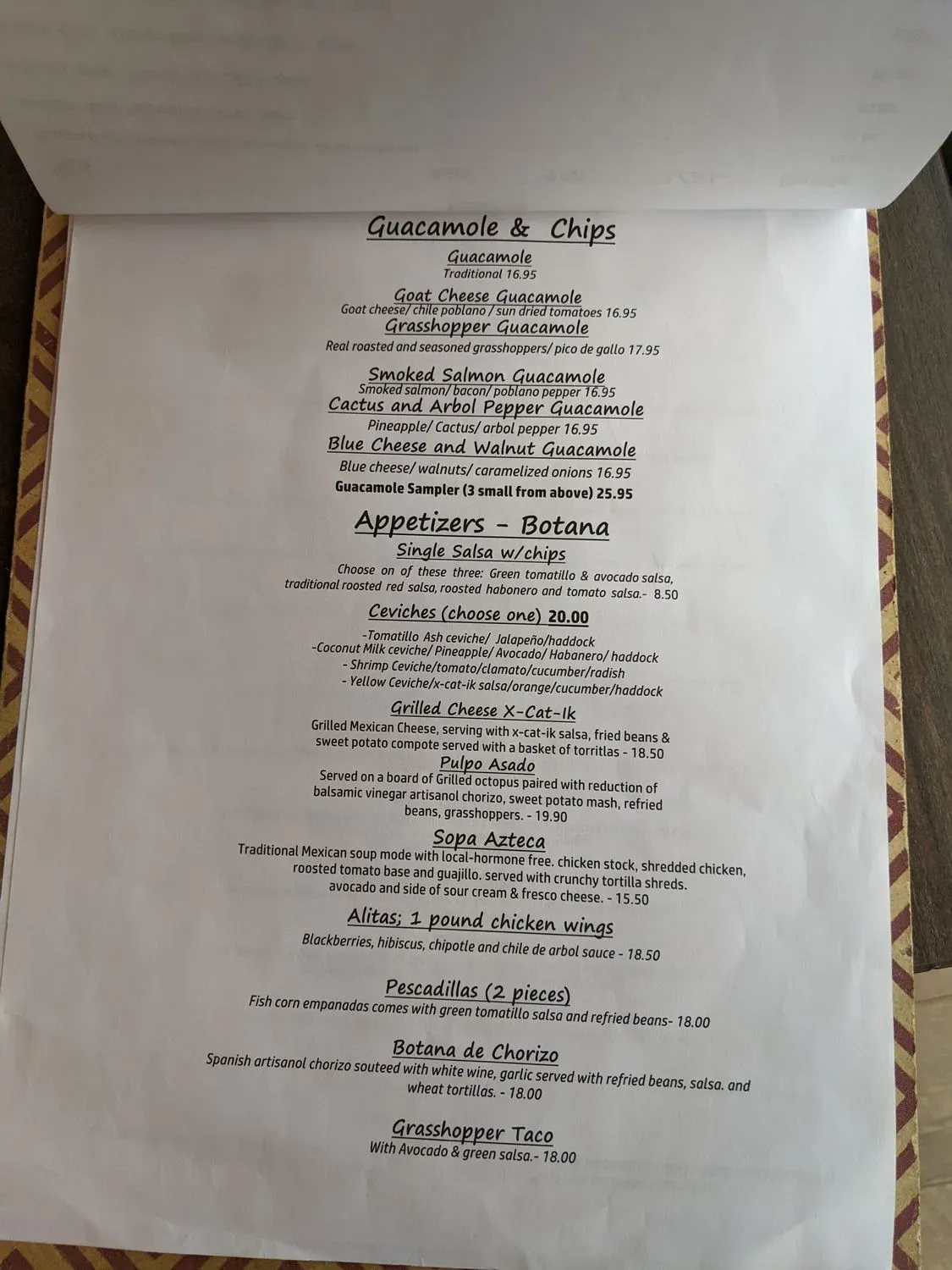 Menu 4