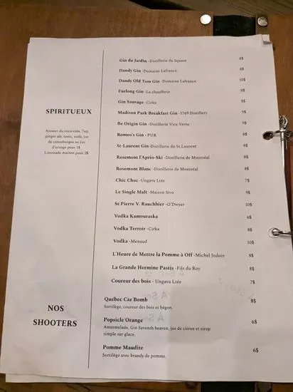 Menu 4