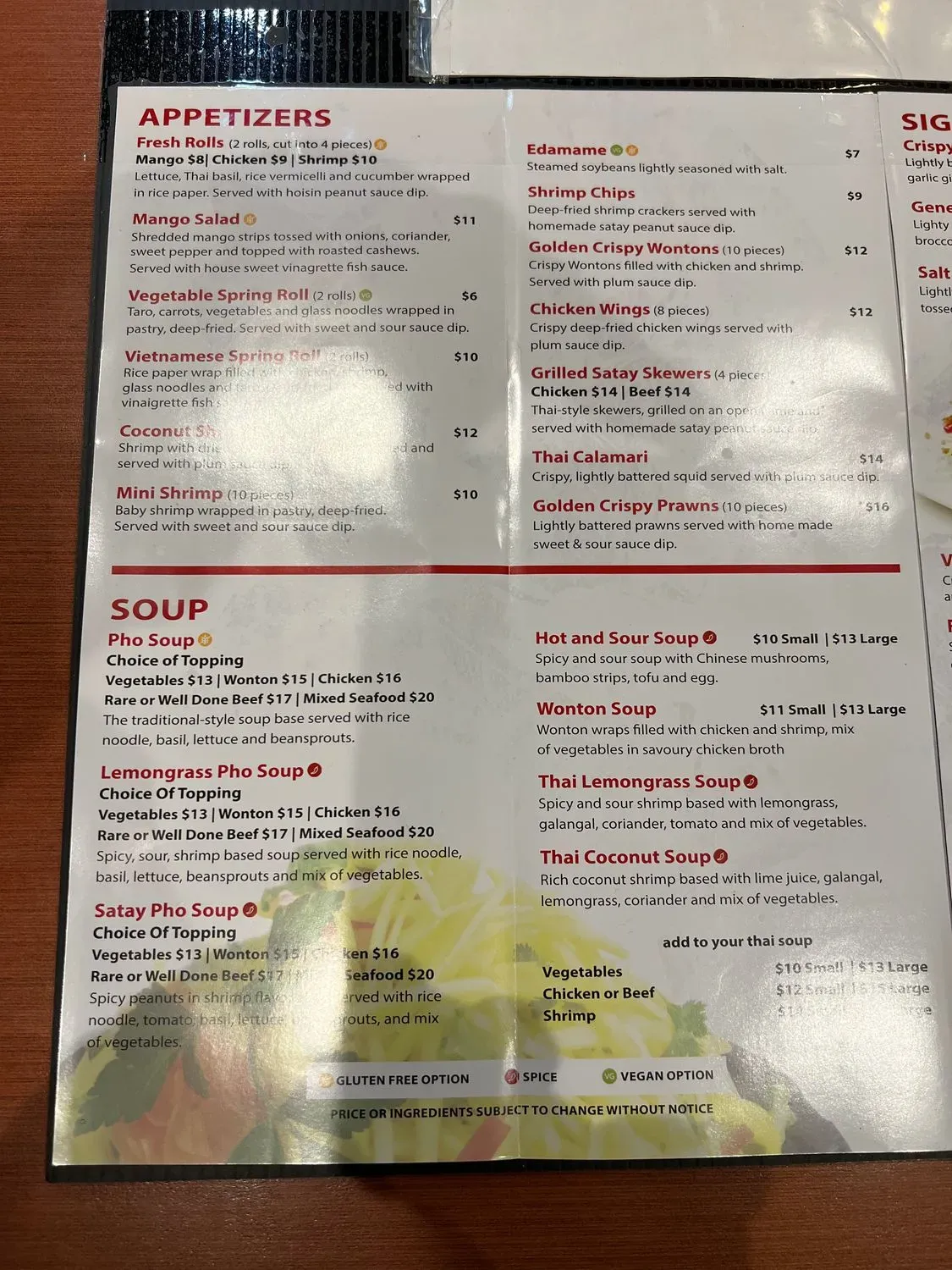 Menu 5