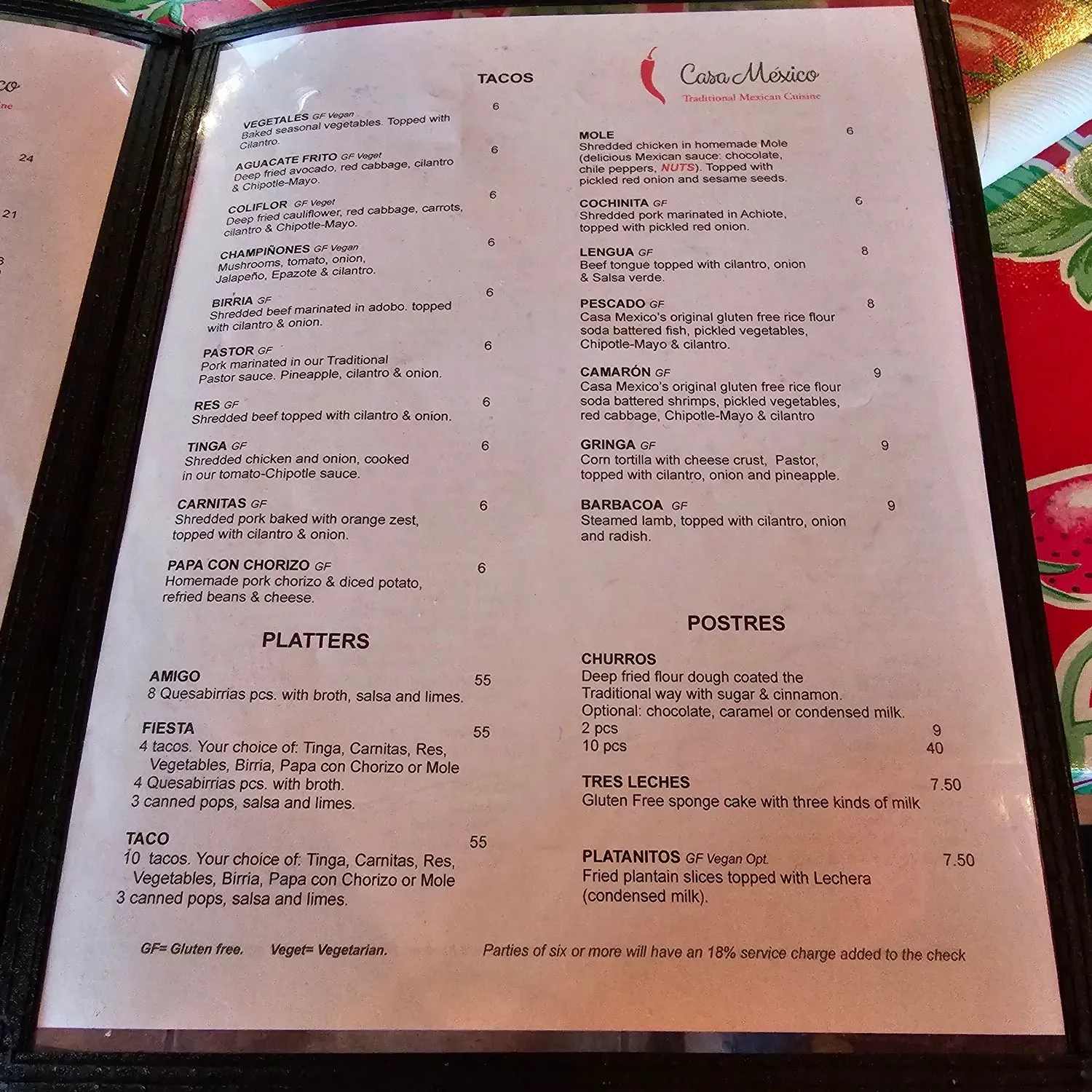 Menu 3