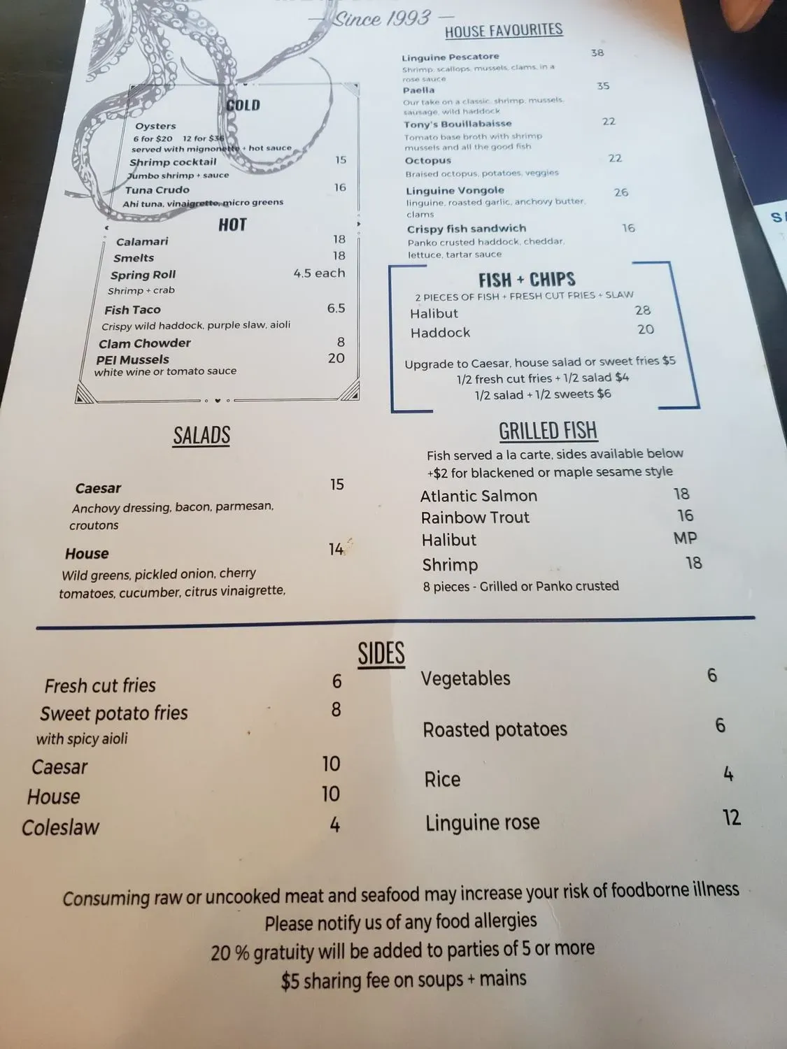 Menu 5