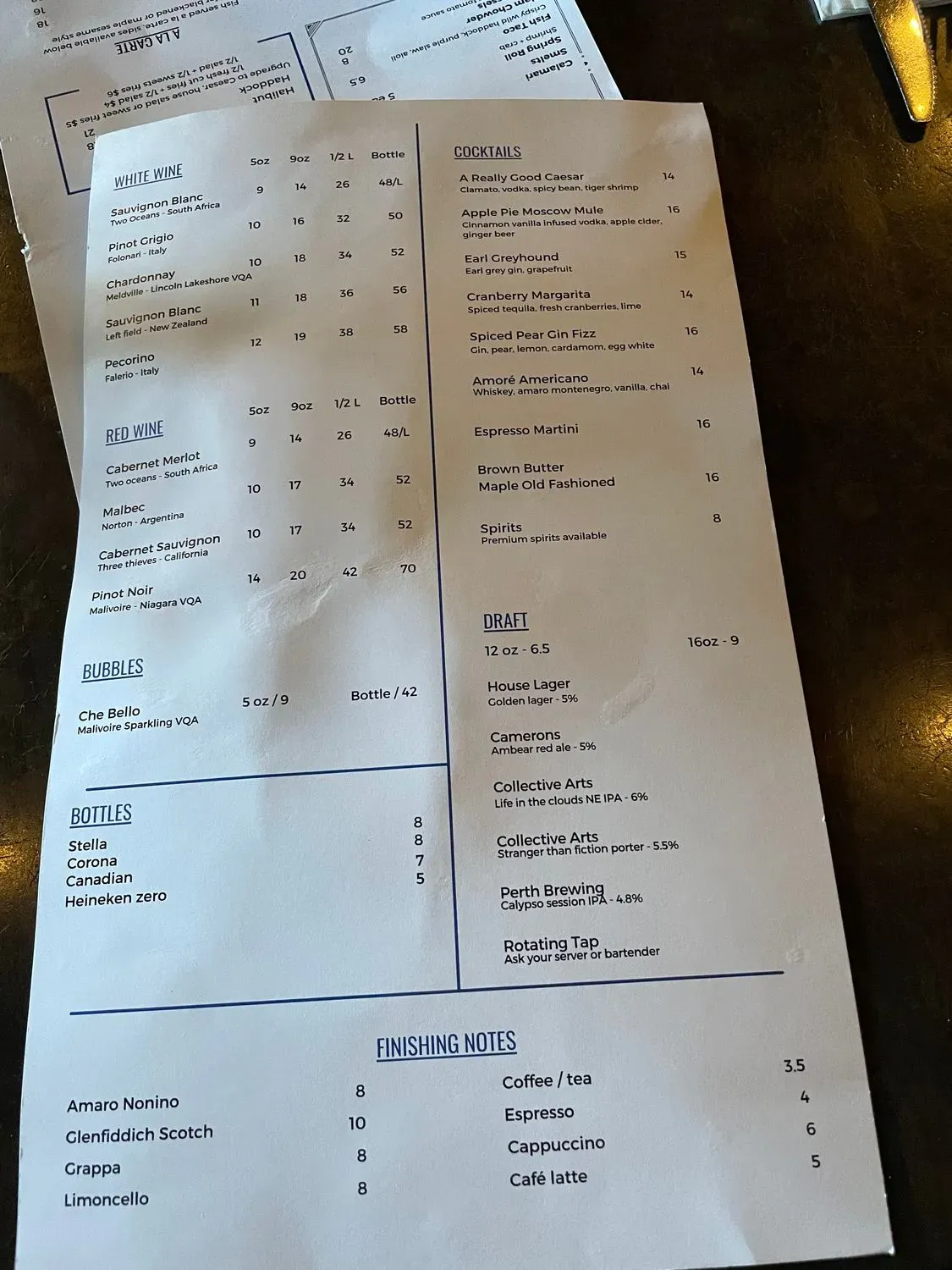 Menu 6