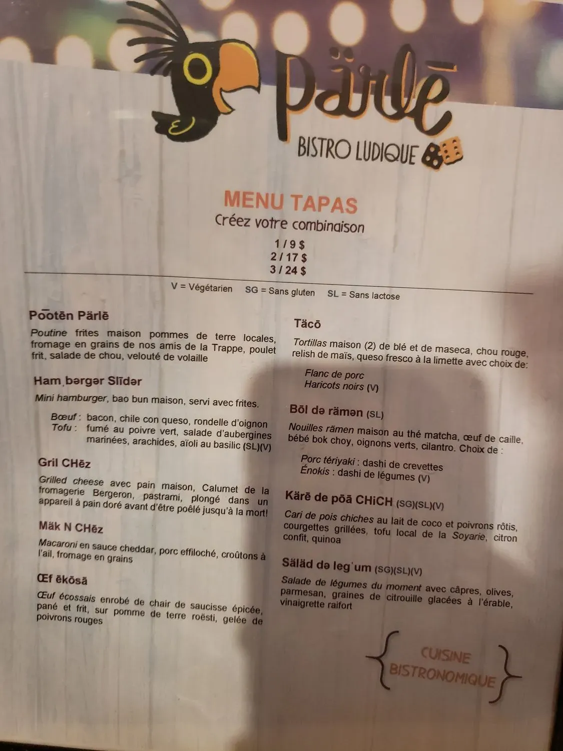 Menu 6