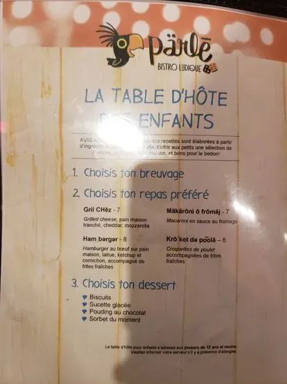 Menu 5