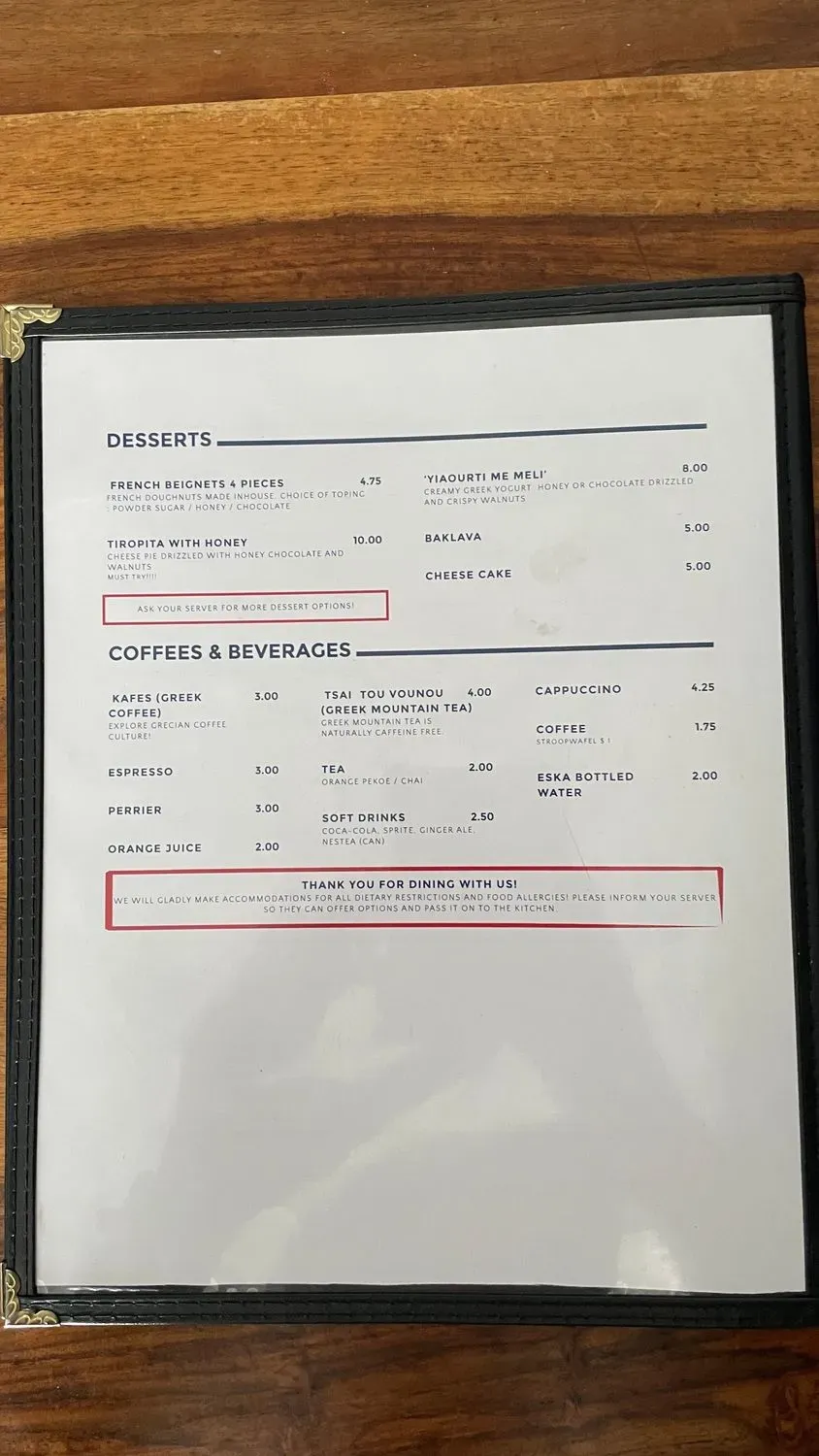 Menu 6