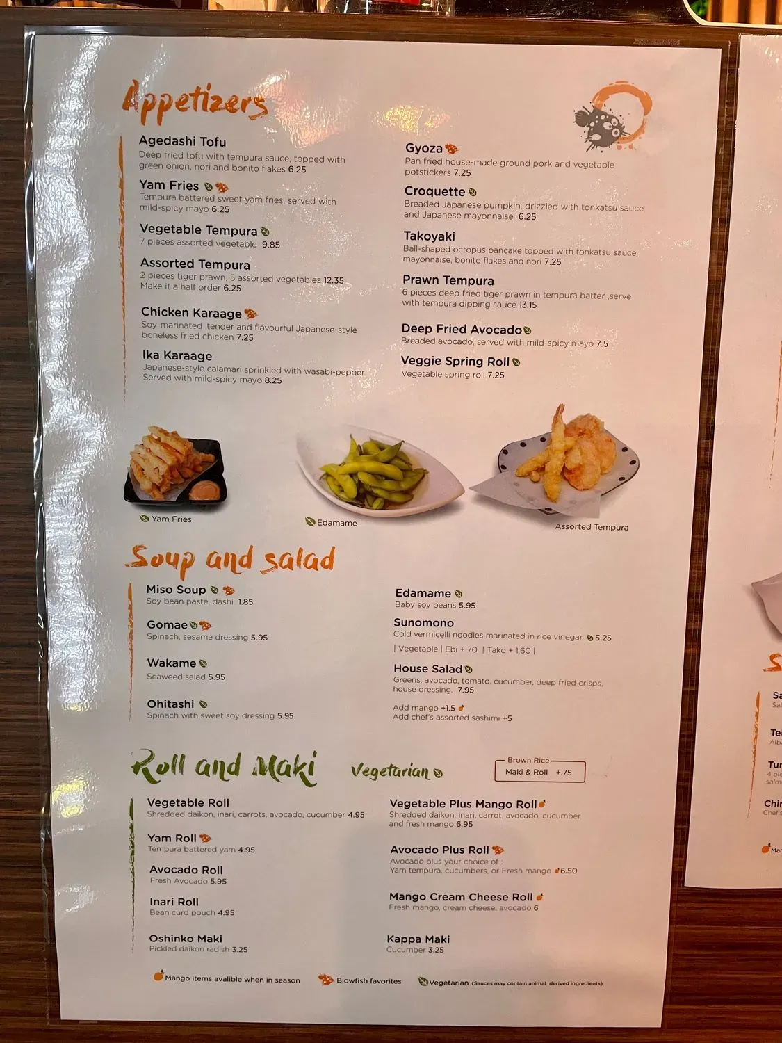 Menu 4