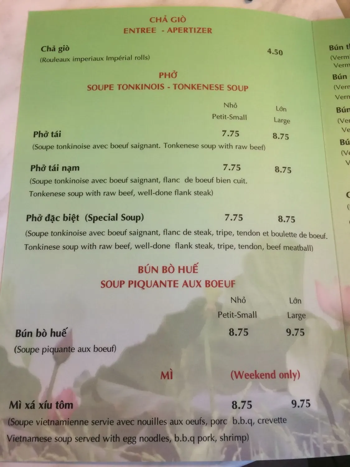 Menu 4