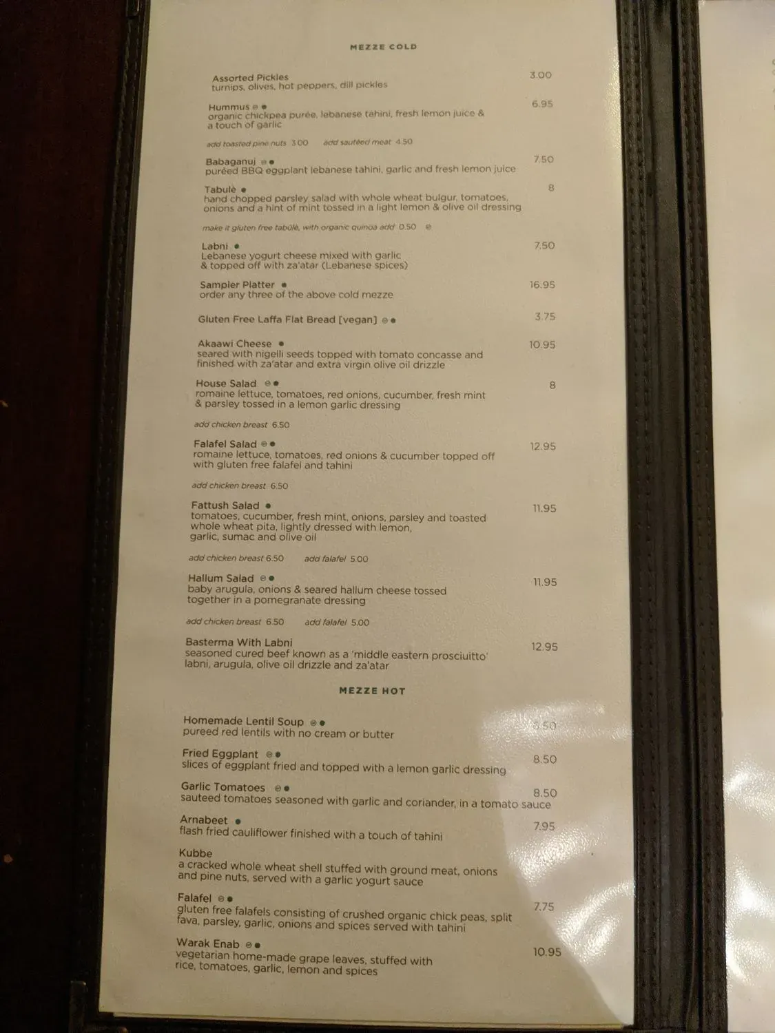 Menu 6