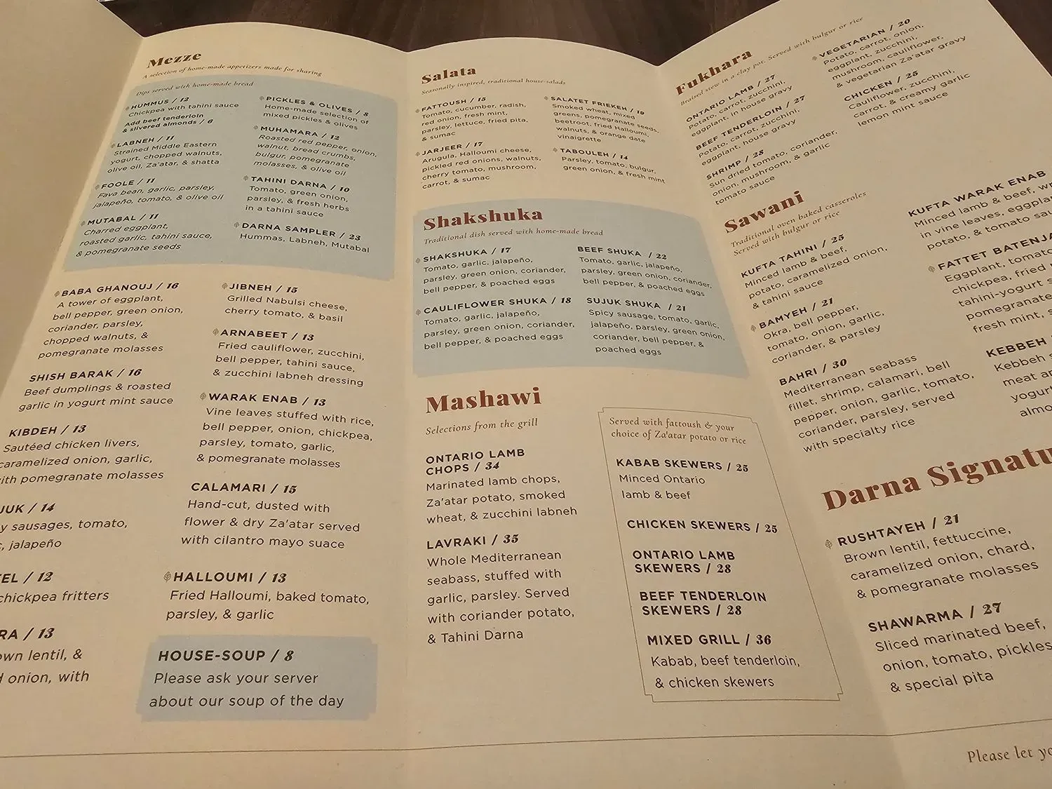 Menu 2