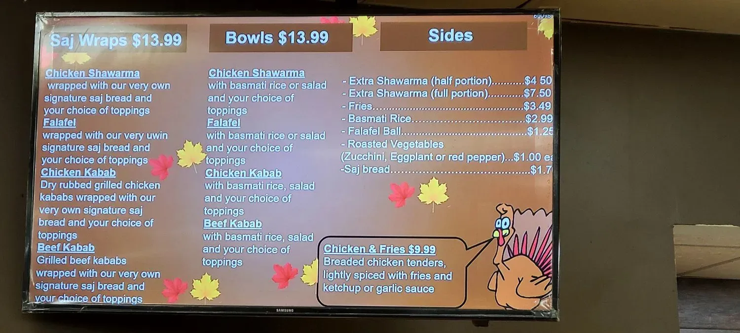 Menu 3