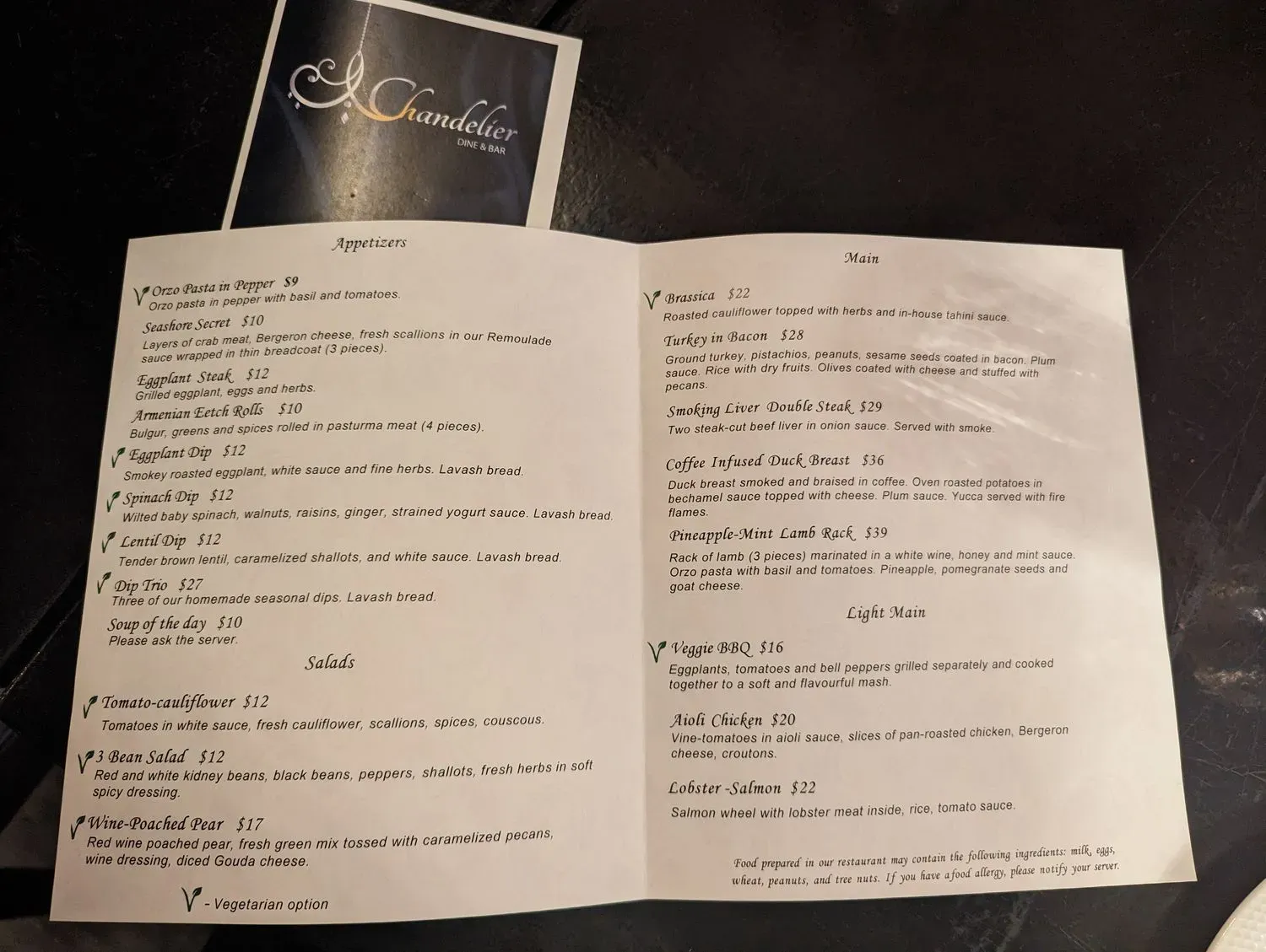 Menu 4