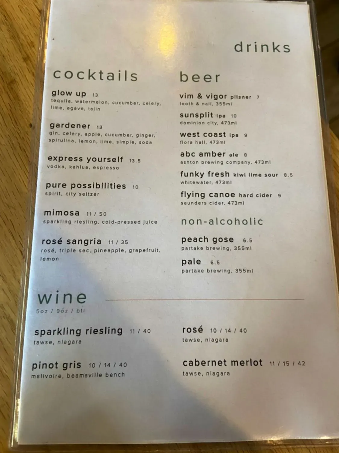 Menu 2