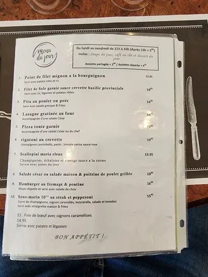 Menu 4