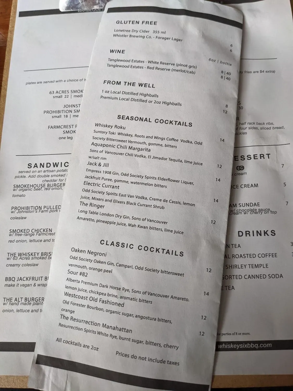 Menu 6