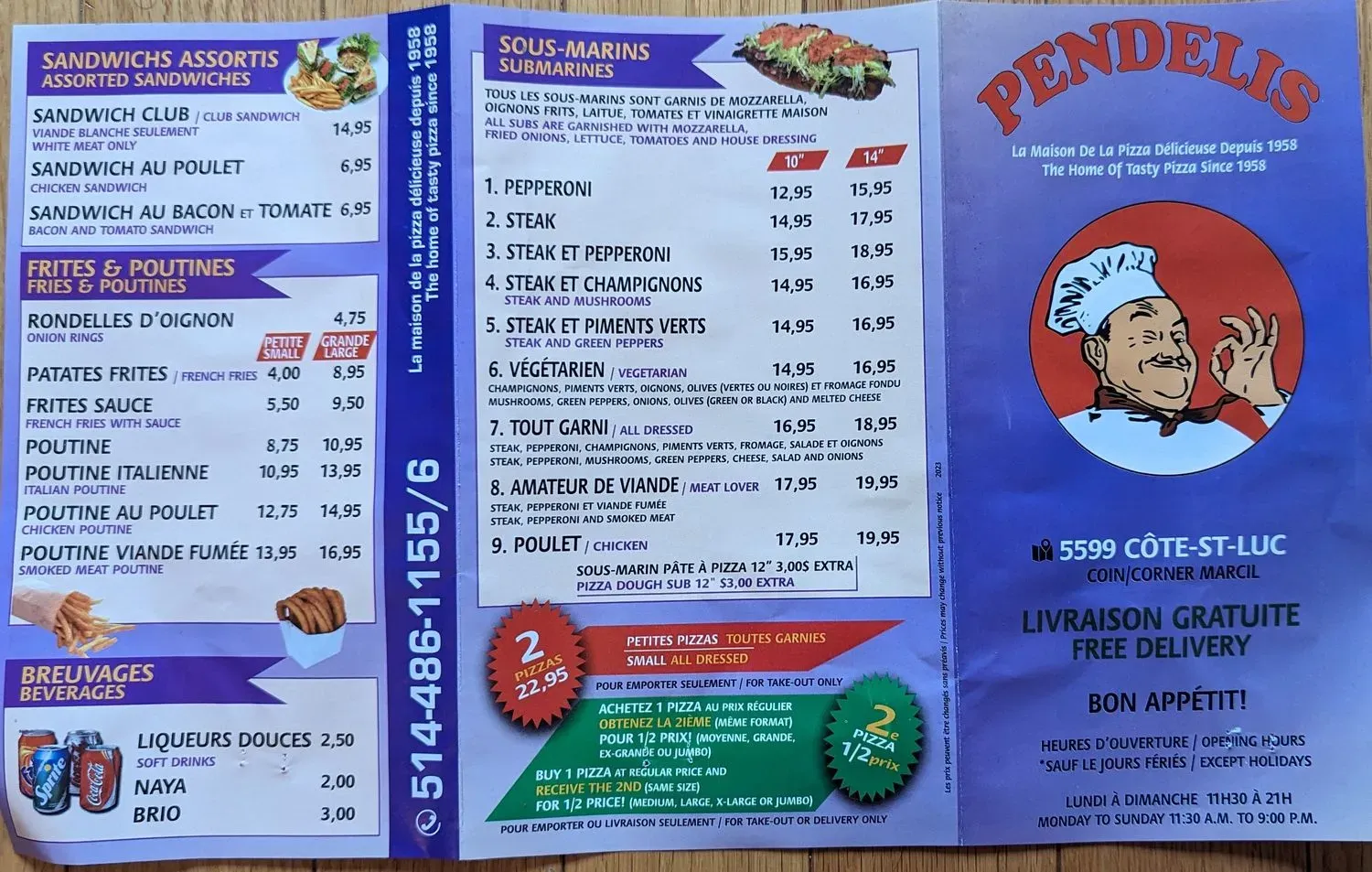 Menu 4