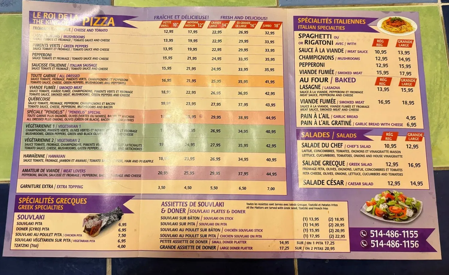 Menu 2