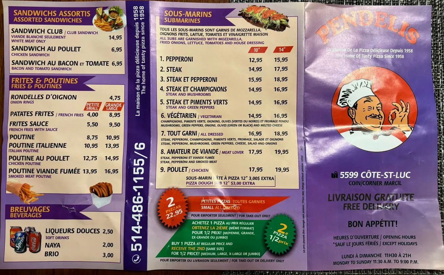 Menu 6