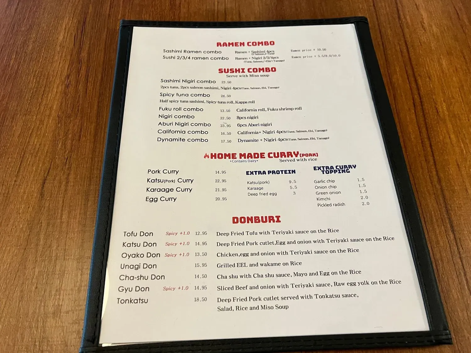 Menu 6