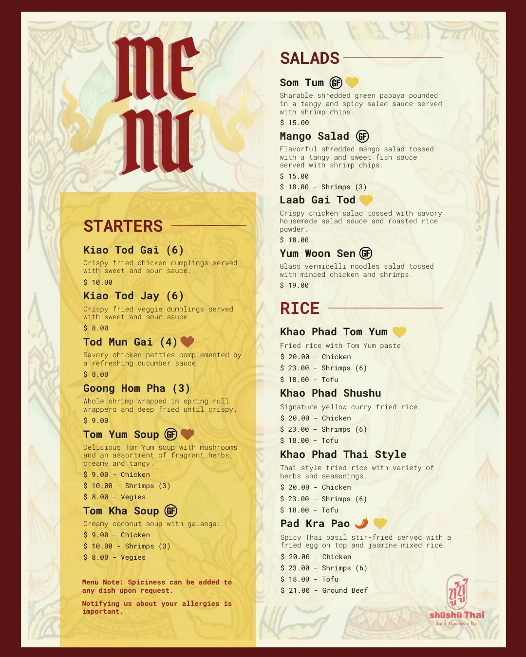 Menu 2