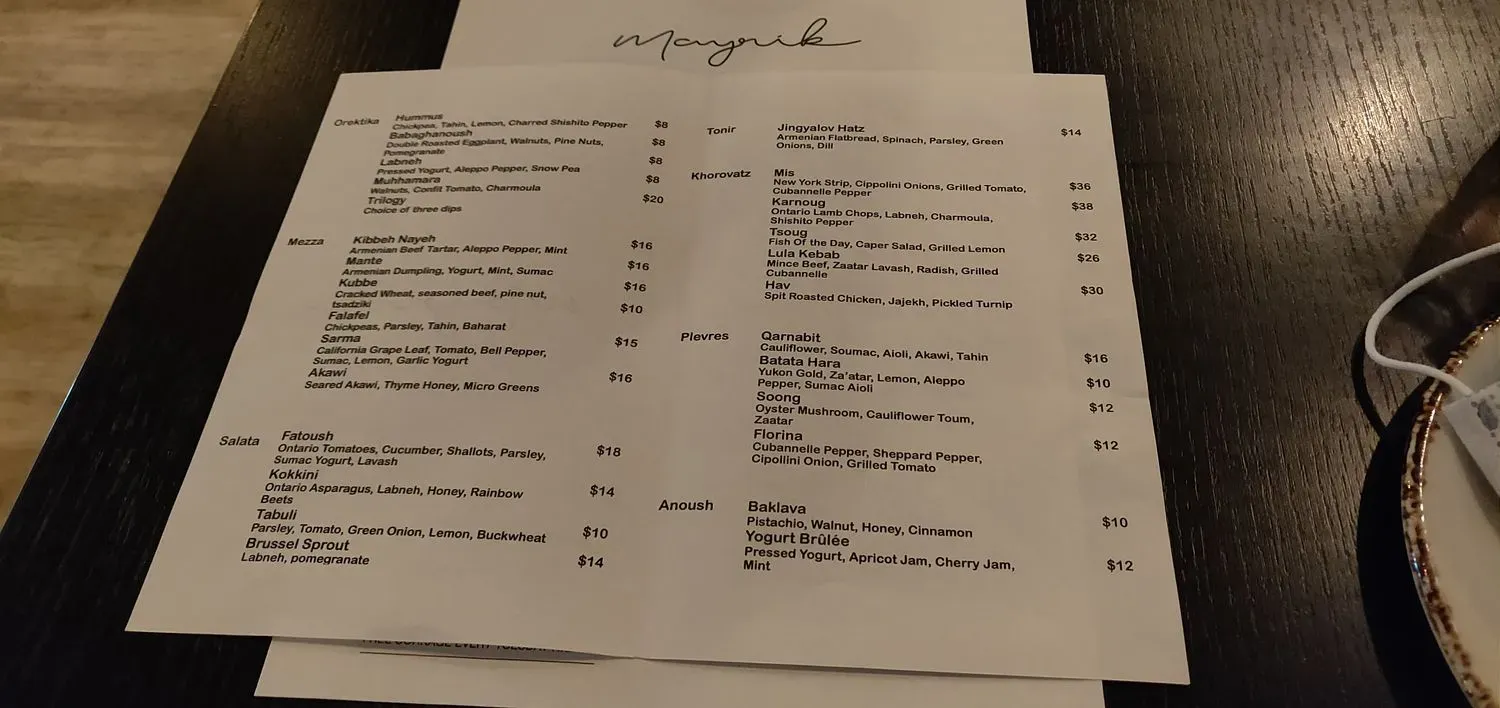 Menu 6