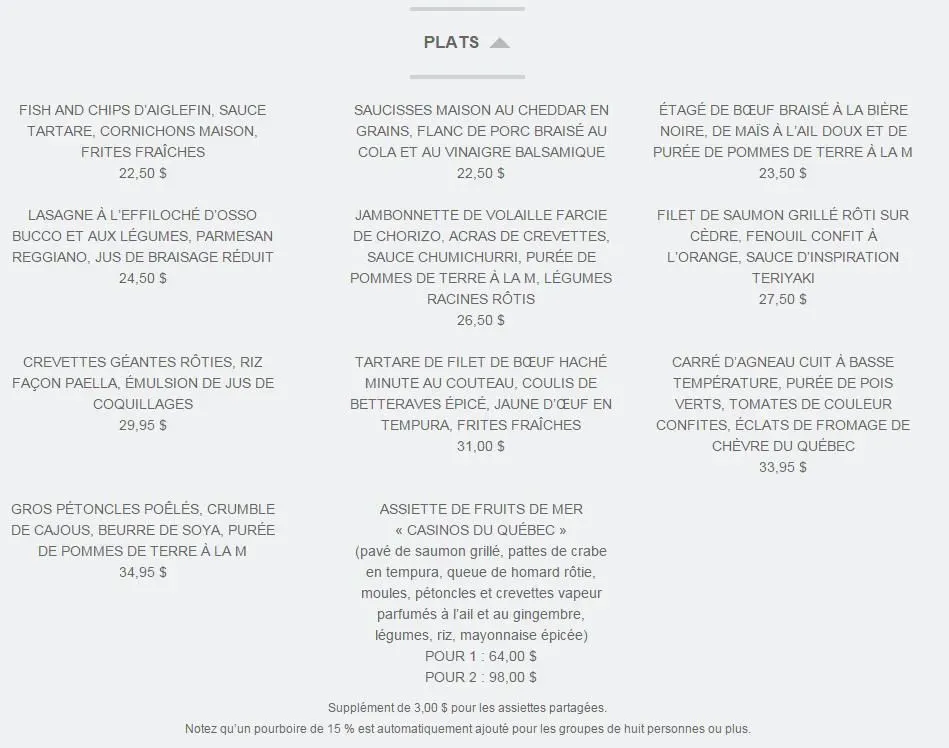 Menu 5