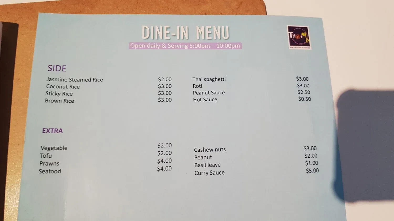 Menu 4