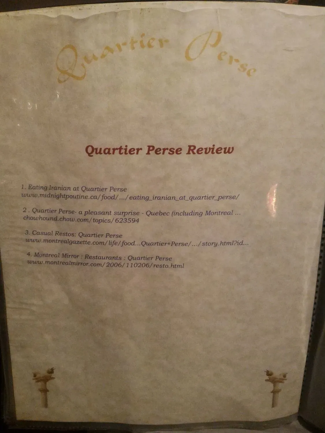 Menu 5