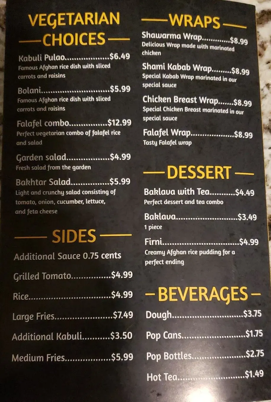 Menu 2