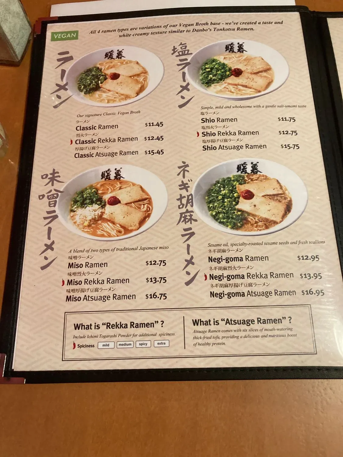 Menu 6