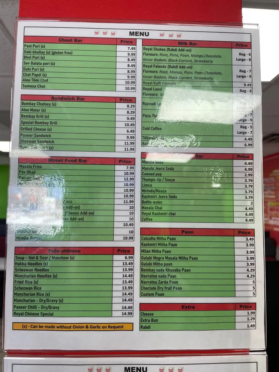 Menu 4