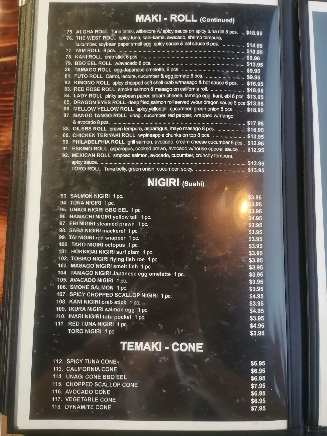 Menu 4