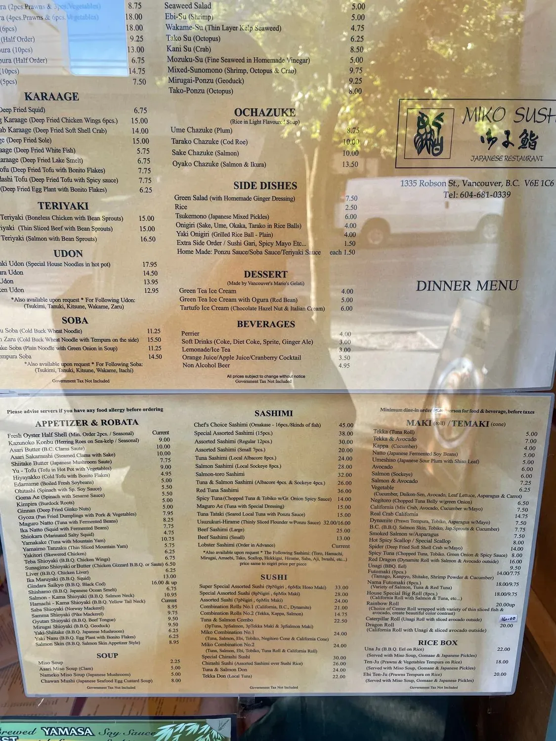 Menu 4