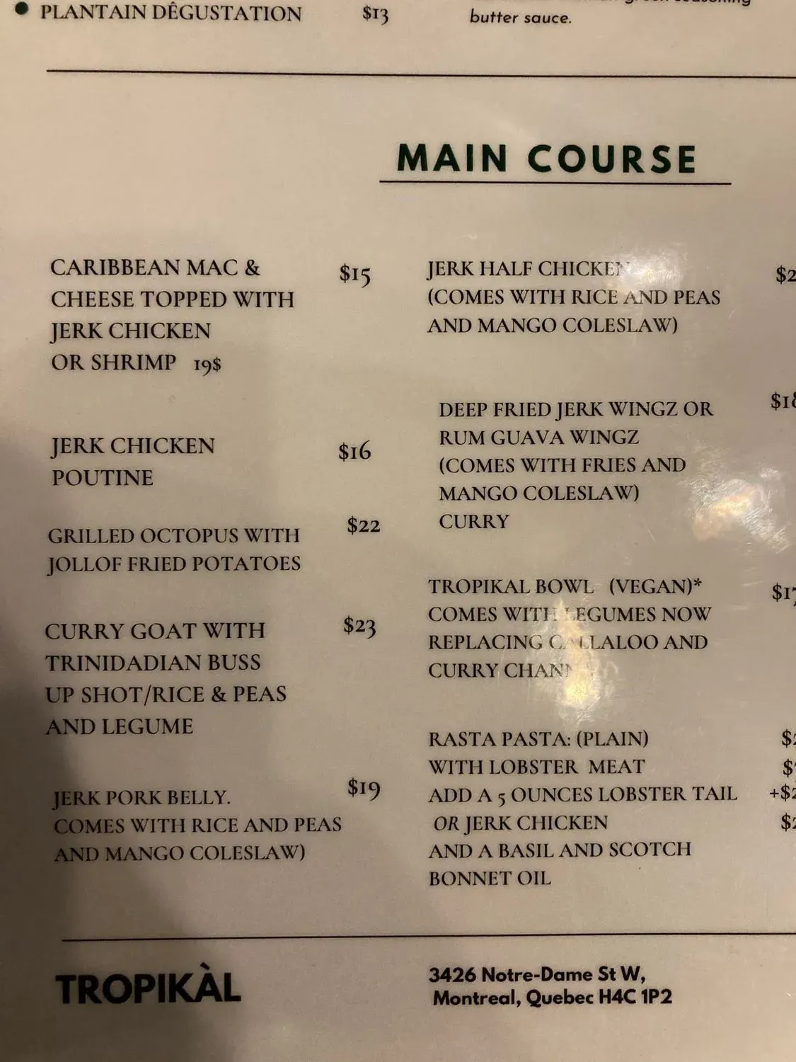 Menu 6