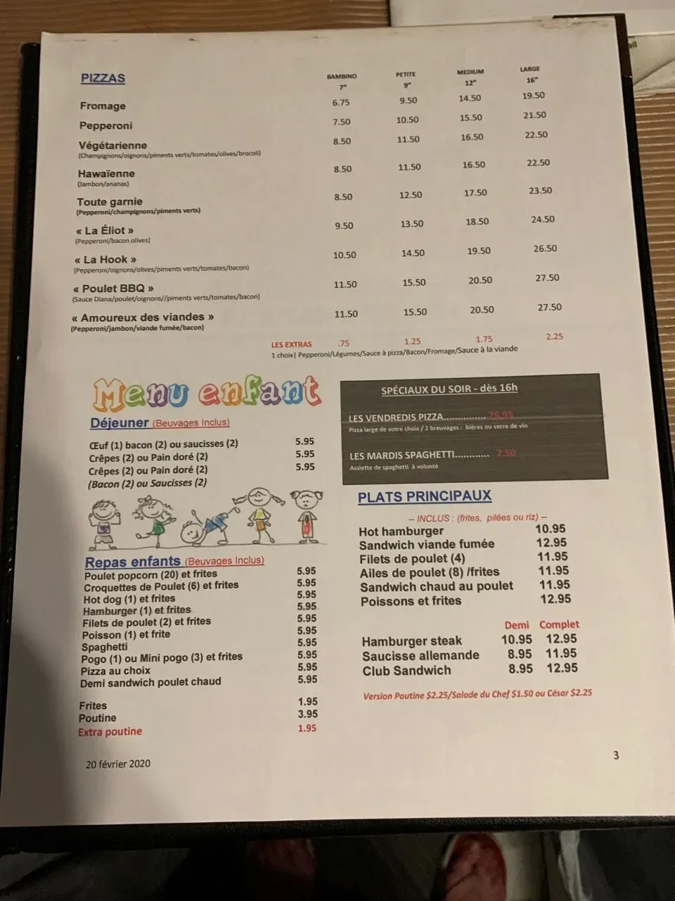 Menu 2