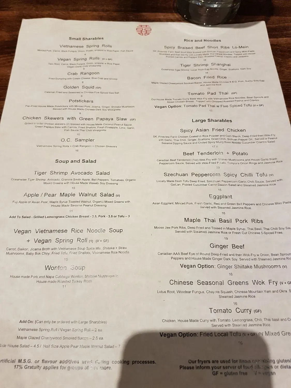 Menu 5