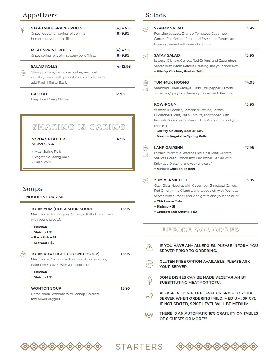 Menu 6