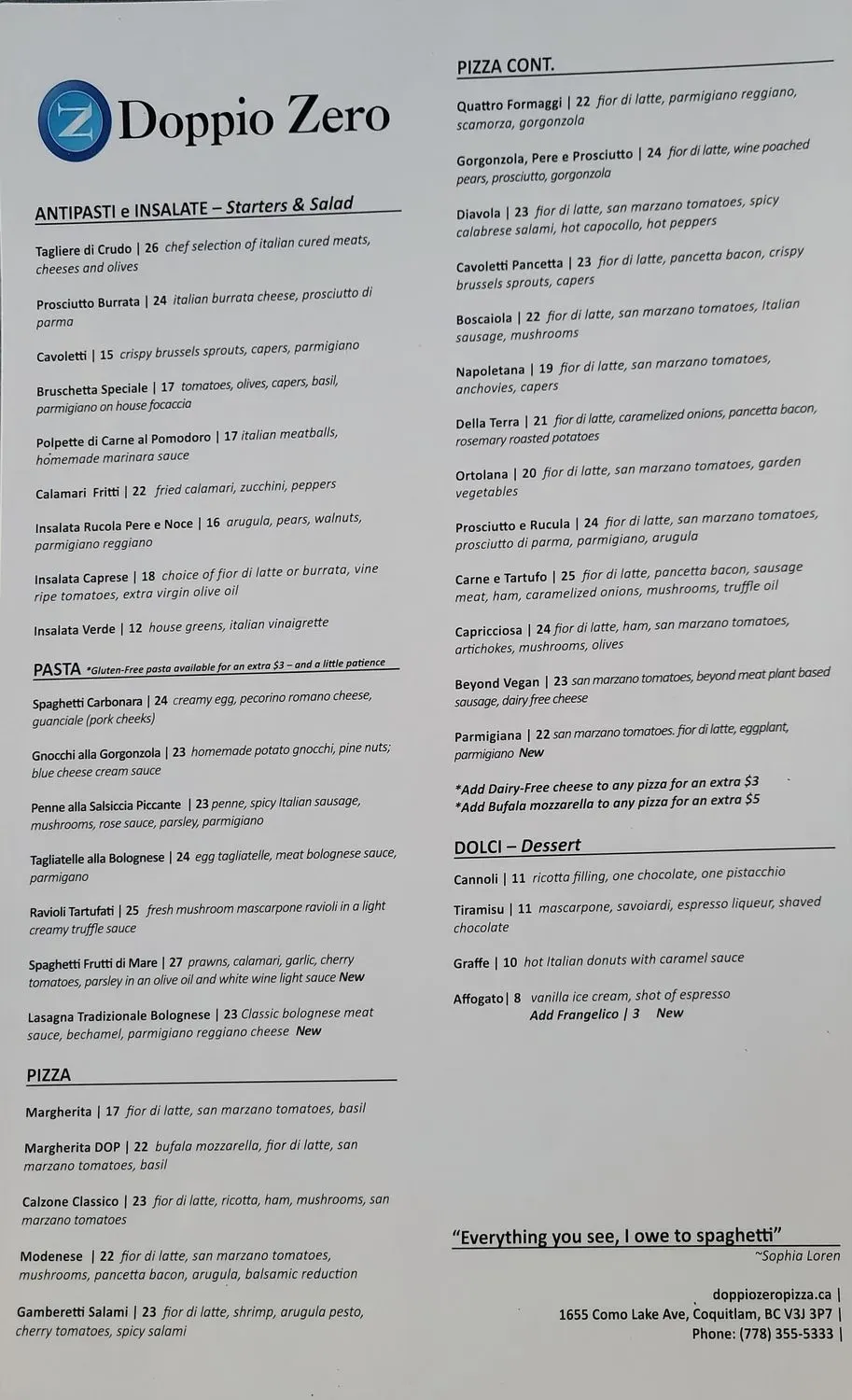 Menu 2