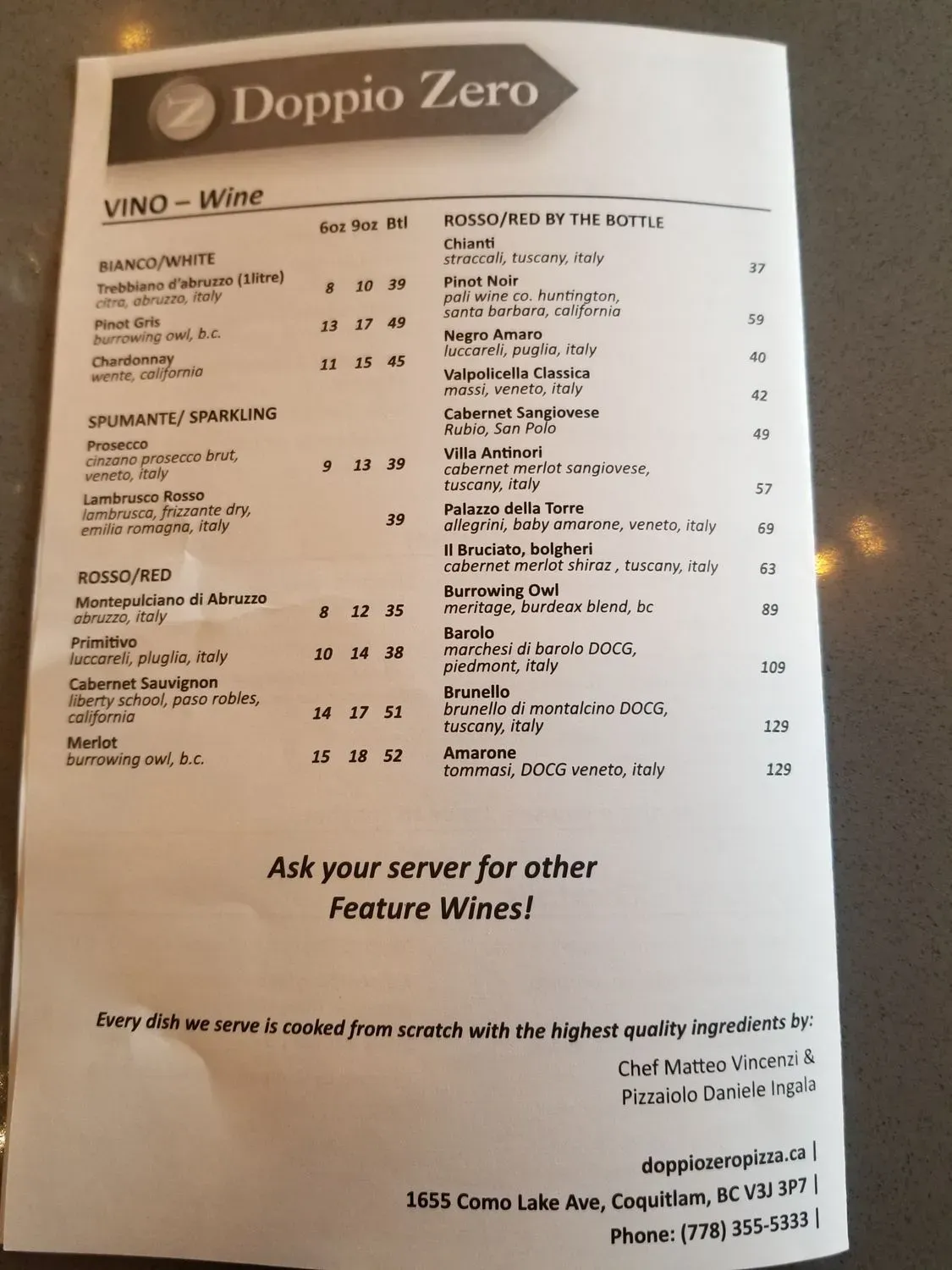 Menu 6