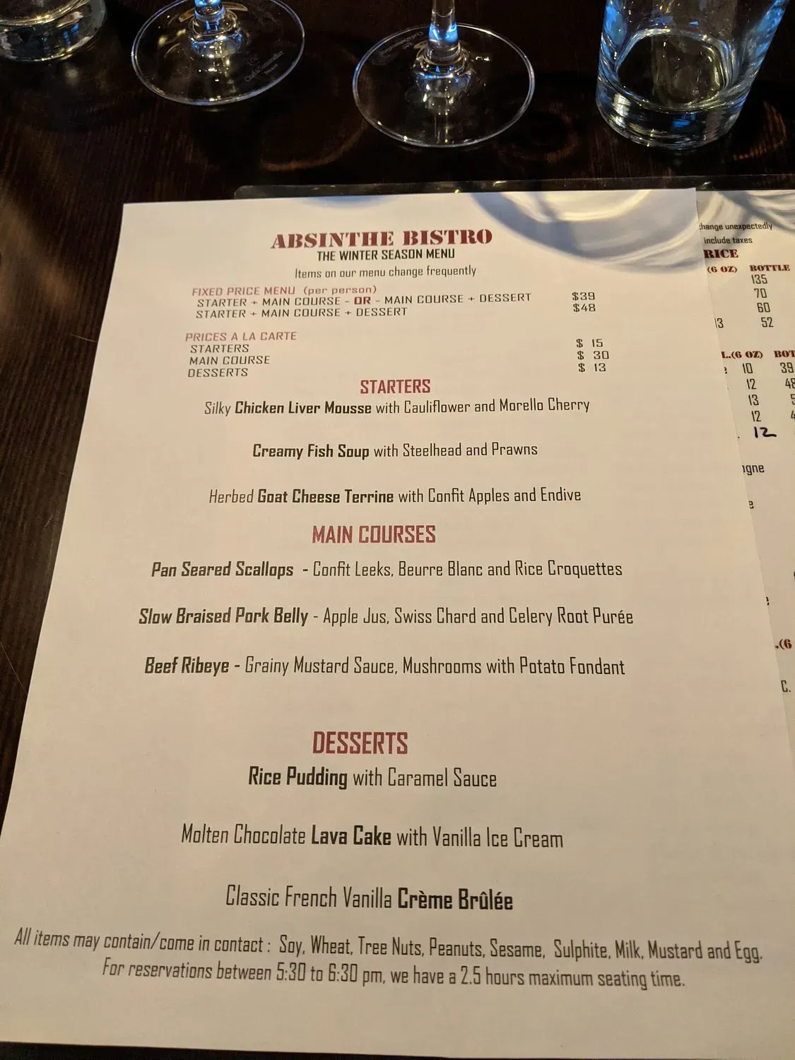 Menu 3