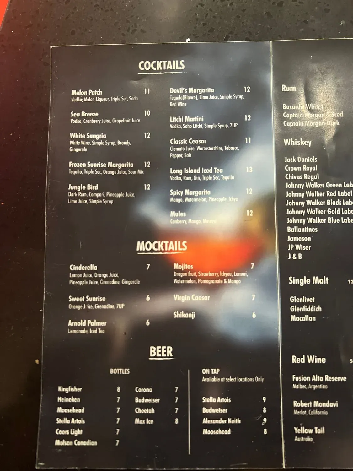 Menu 6