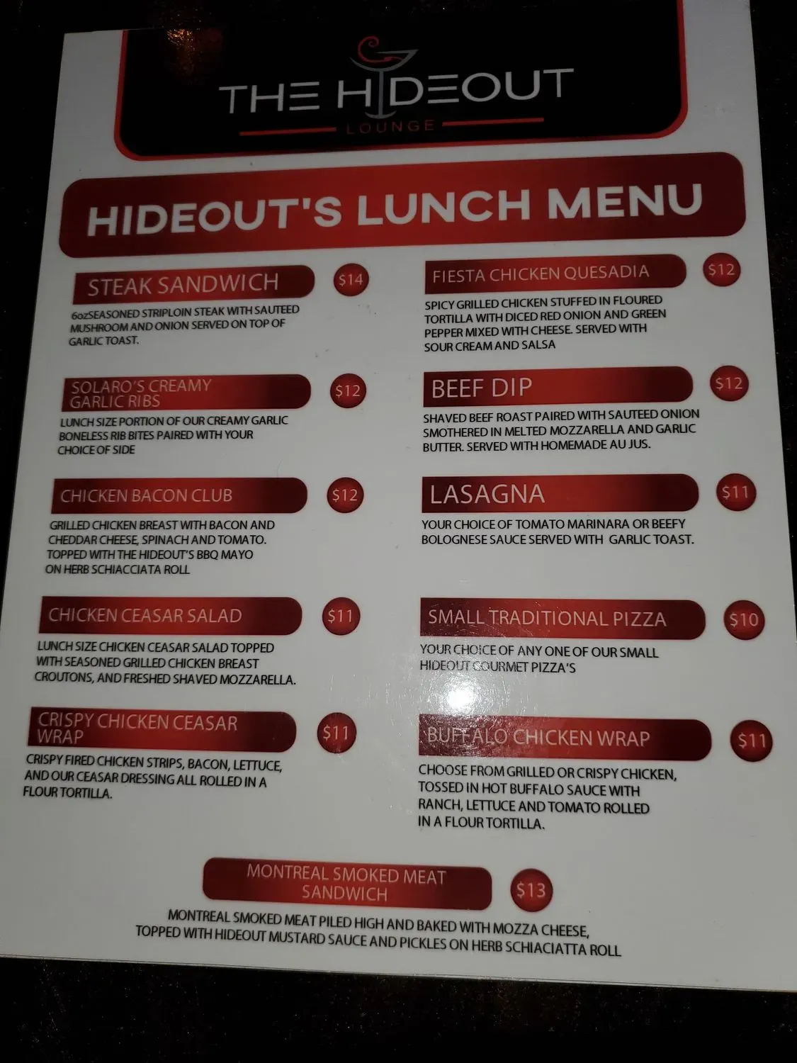 Menu 5