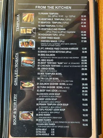 Menu 5