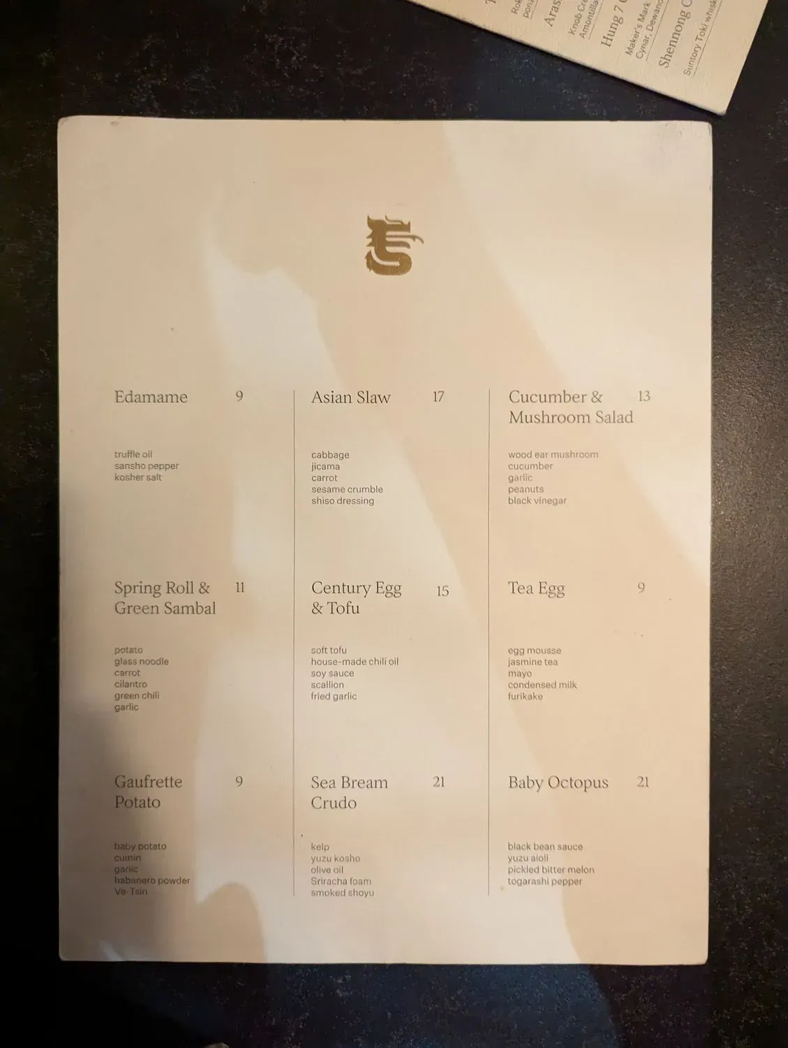 Menu 6