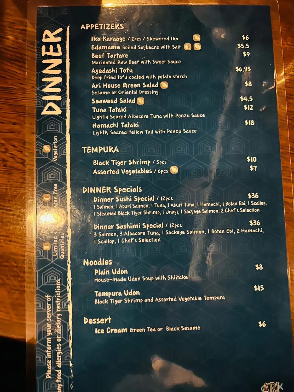 Menu 4