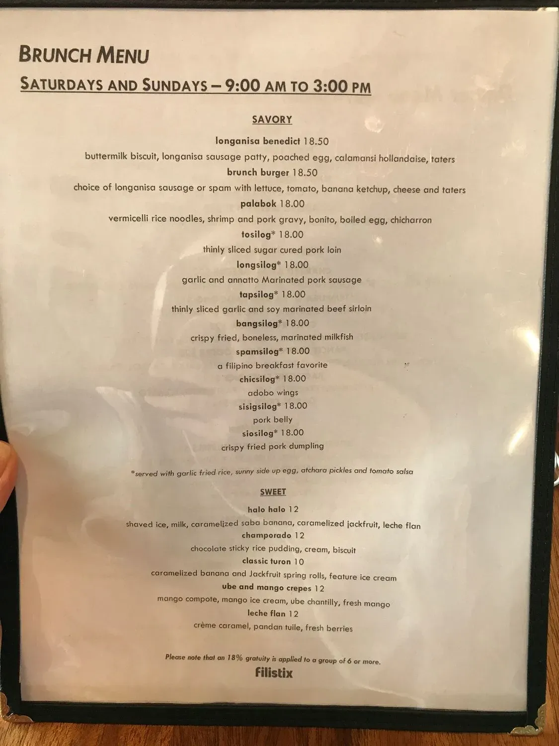 Menu 6